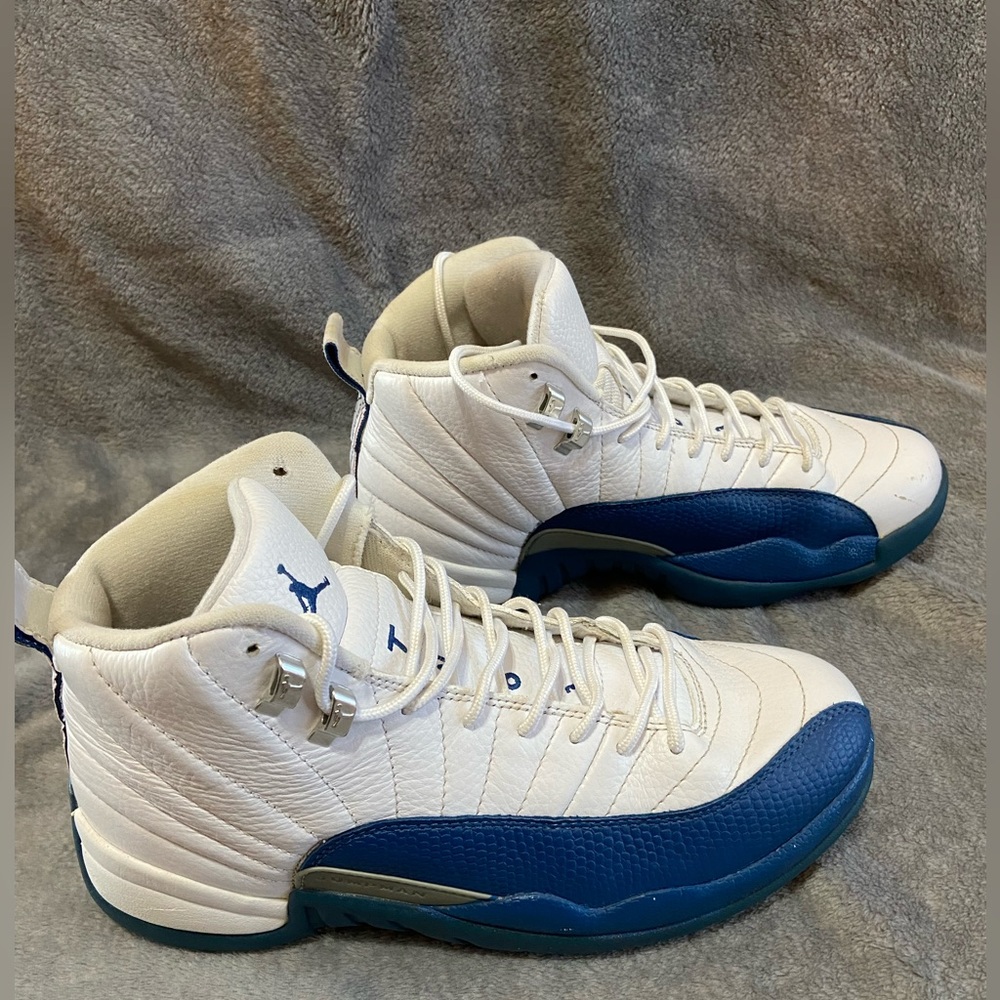 🏀 Air Jordan 12 Retro french blue basketball shoes